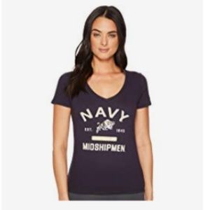 NWT Champion Annapolis Navy V-neck MEDIUM